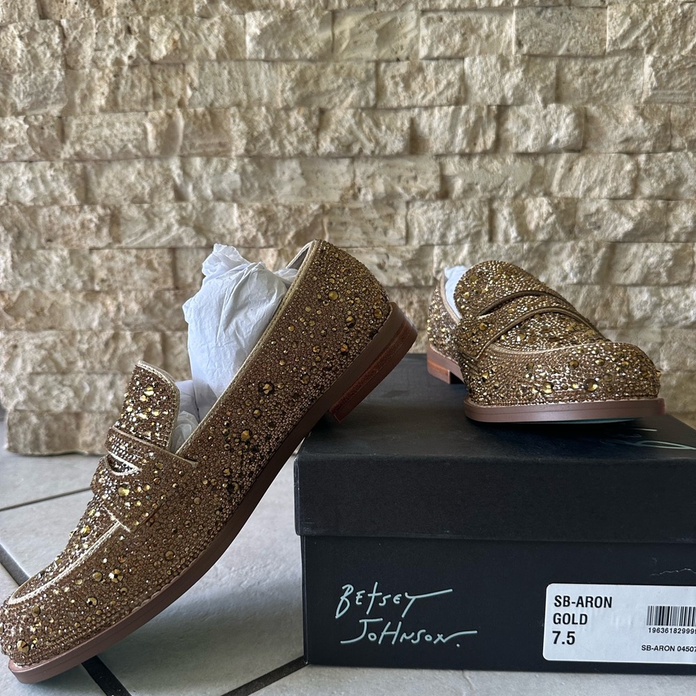 Betsey Johnson Gold Women’s Loafers